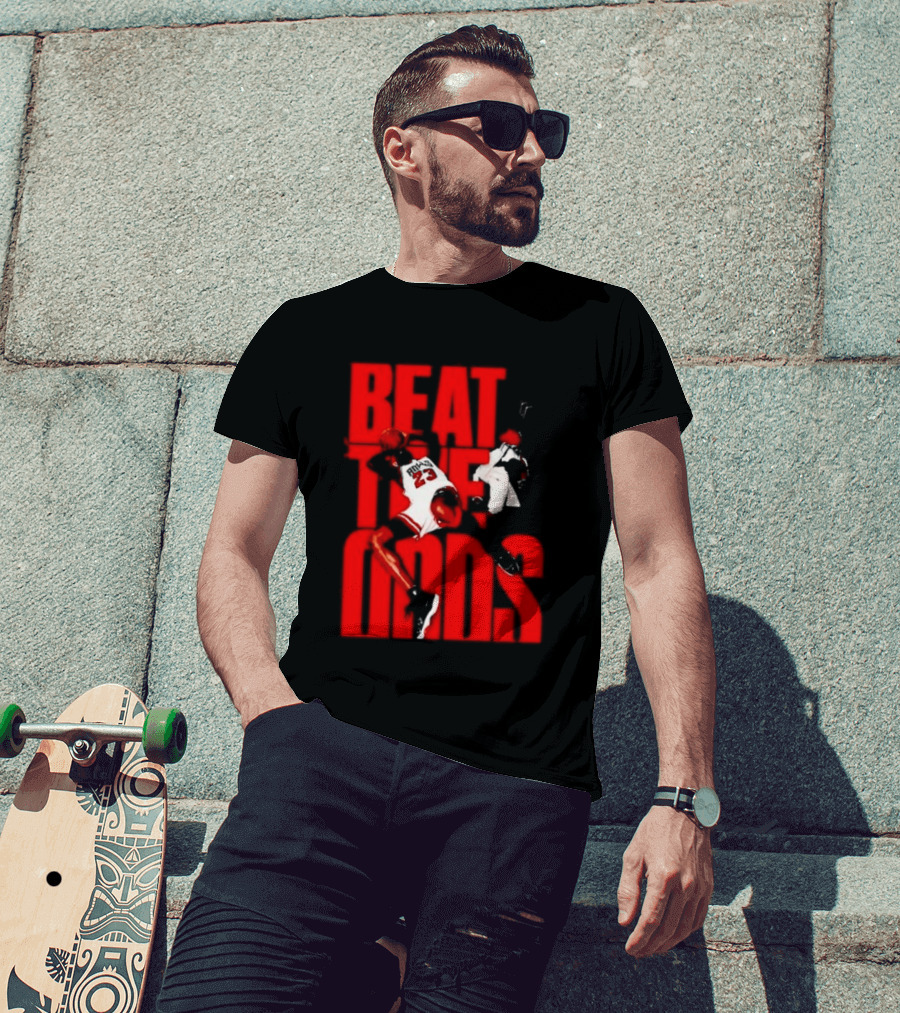 Beat The Odds Michael Jordan 23 Chicago Bulls T-Shirt