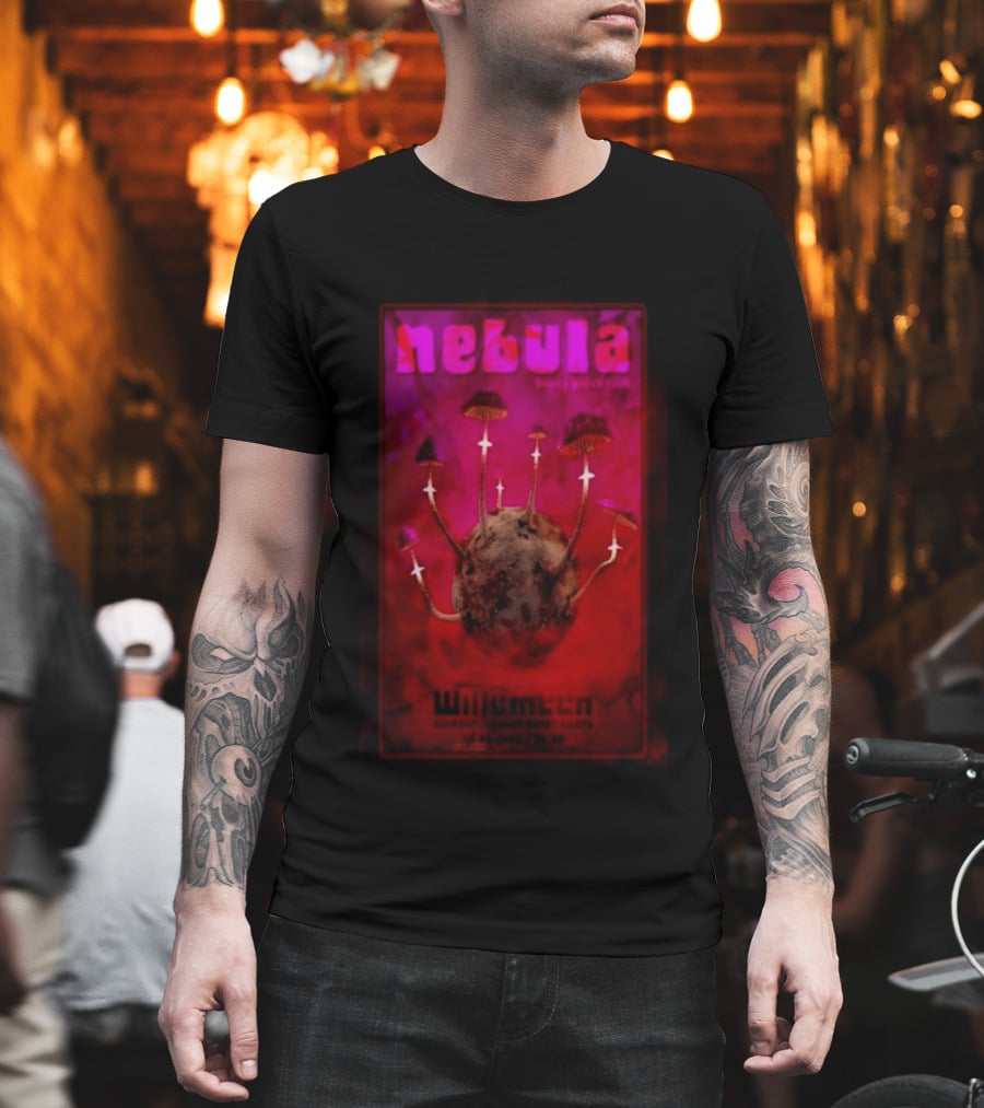Nebula Willemeen Arnhem Netherlands May 30 2026 Surreal Mushrooms T-Shirt