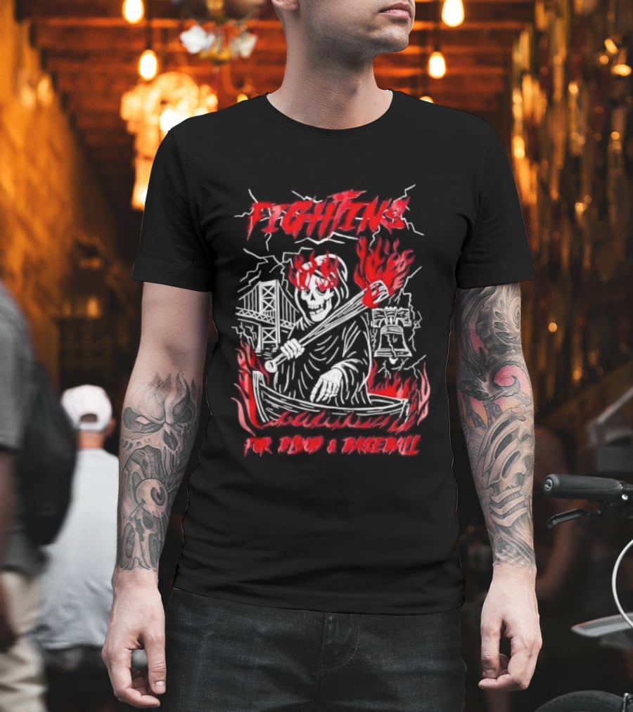 Philadelphia Phillies Fightin' For Blood And Baseball T-Shirt