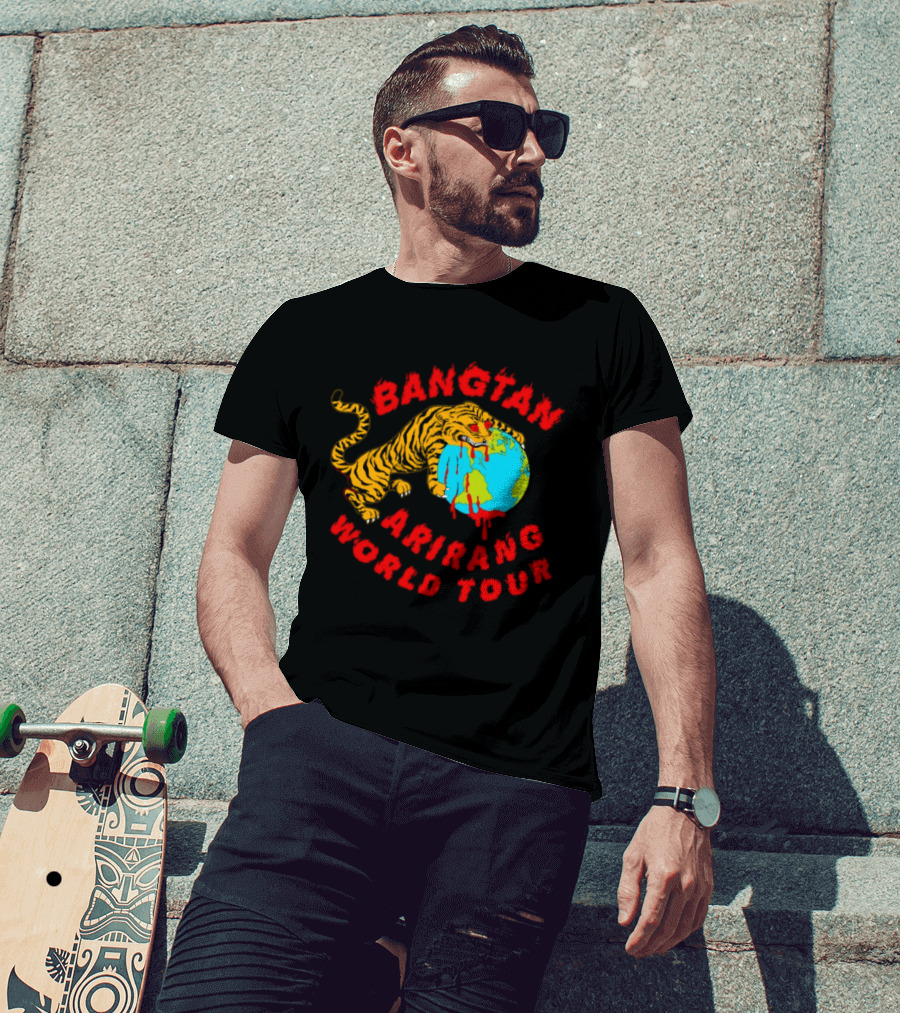 Bangtan Arirang World Tour Tiger Earth T-Shirt