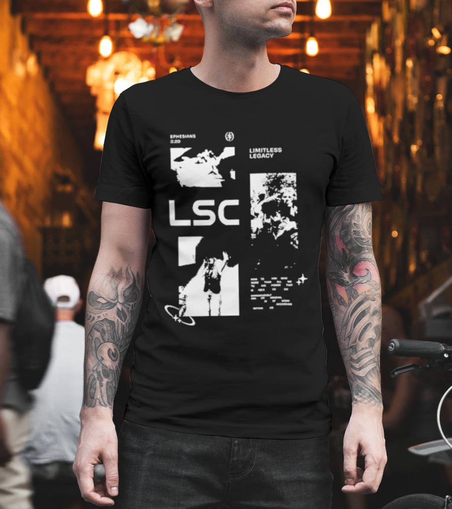 Legacy Church LSC Limitless Legacy Map Motif T-Shirt