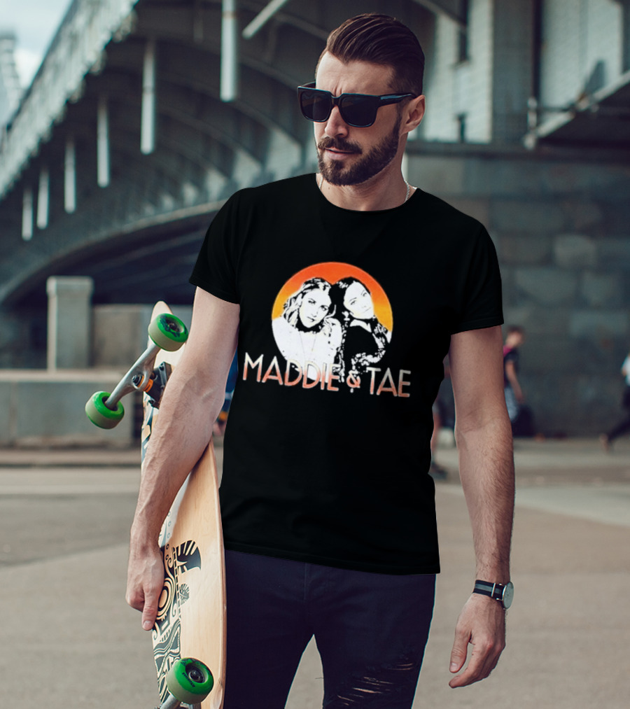 Maddie & Tae Country Music Duo Orange Arch T-Shirt