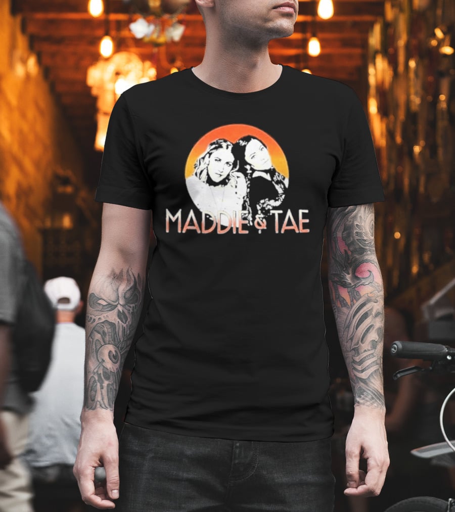 Maddie & Tae Country Music Duo Orange Arch T-Shirt