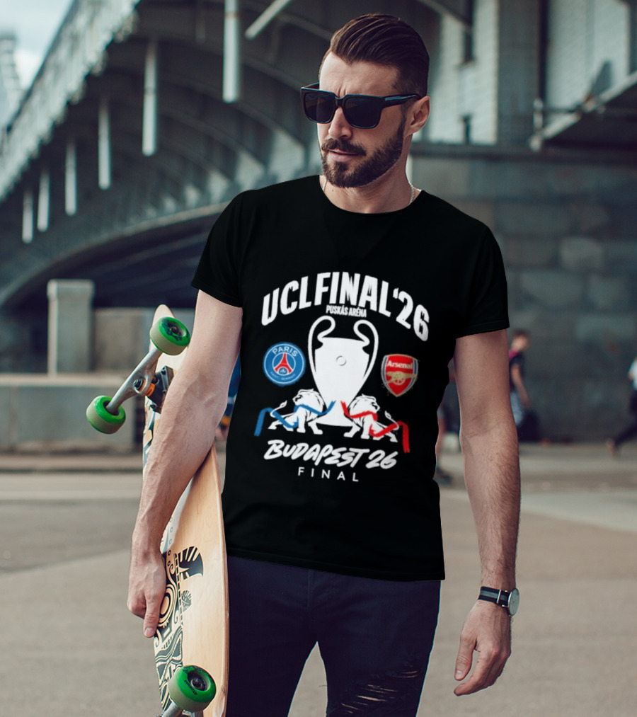 UCL Final 2026 Paris Saint Germain Vs Arsenal Budapest T-Shirt