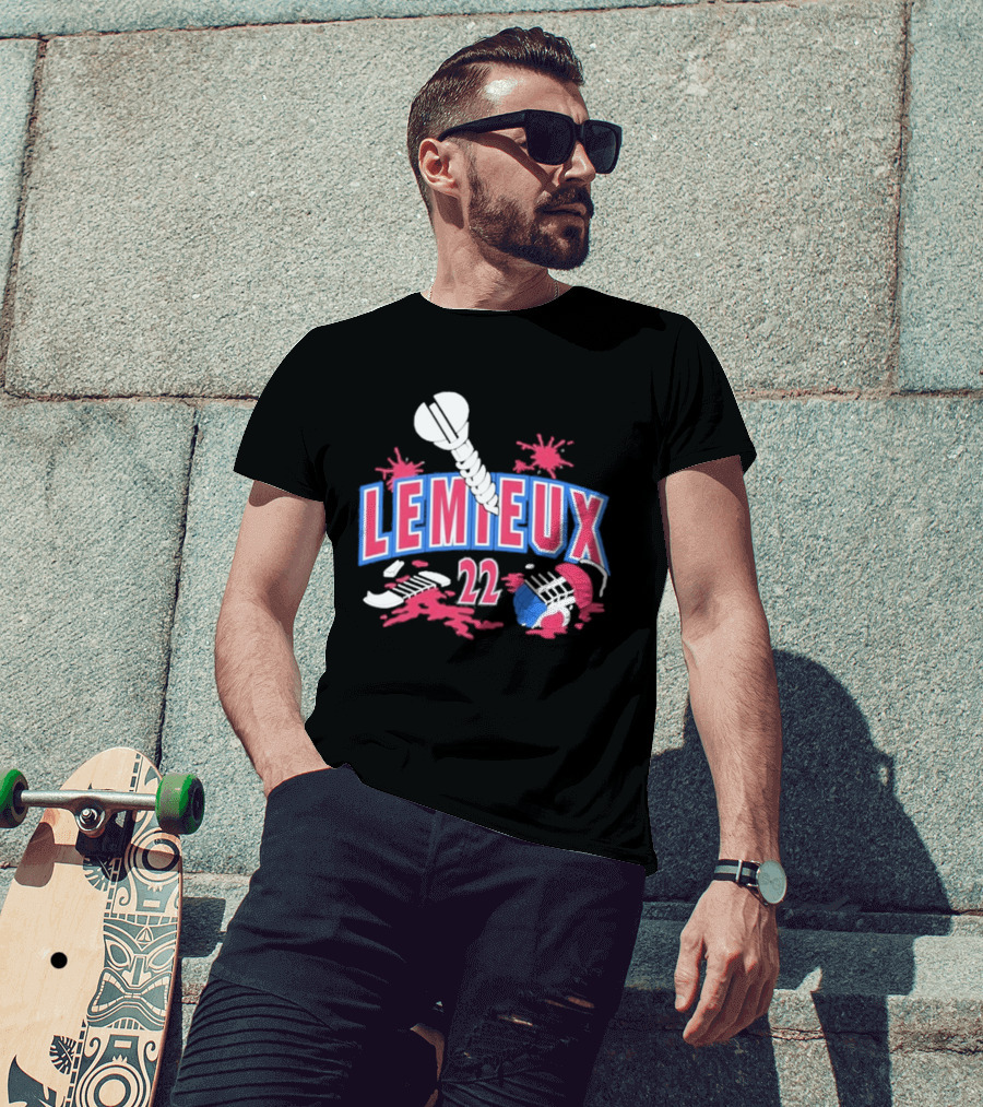 Lemieux 22 Screw Detroit Red Wings Hockey T-Shirt