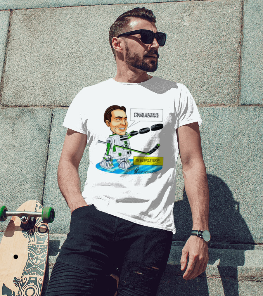 Arttu Hyry Puck Speed R2 D2 Dallas Stars First NHL Goal T-Shirt