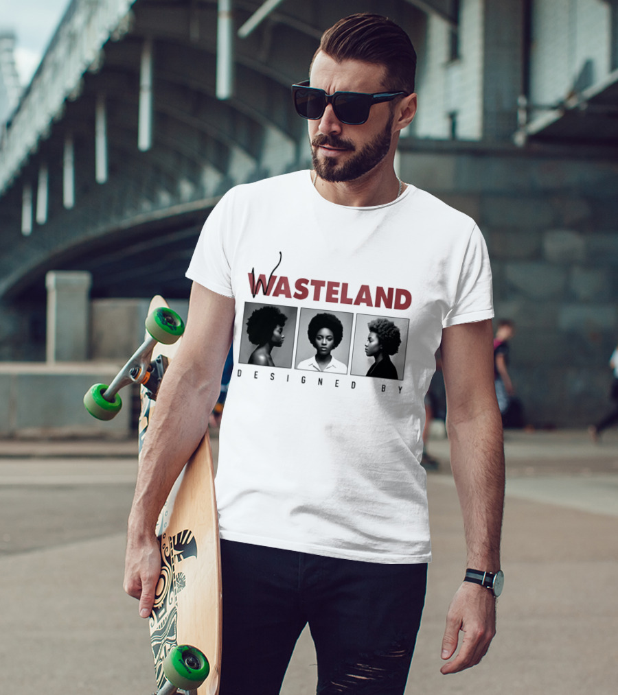 Brent Faiyaz Wasteland Designed By Triple Portrait African American Woman T-Shirt