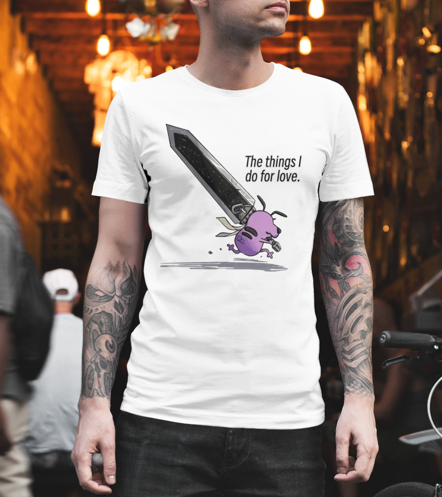 Courage The Cowardly Dog The Things I Do For Love Giant Sword Adventure T-Shirt