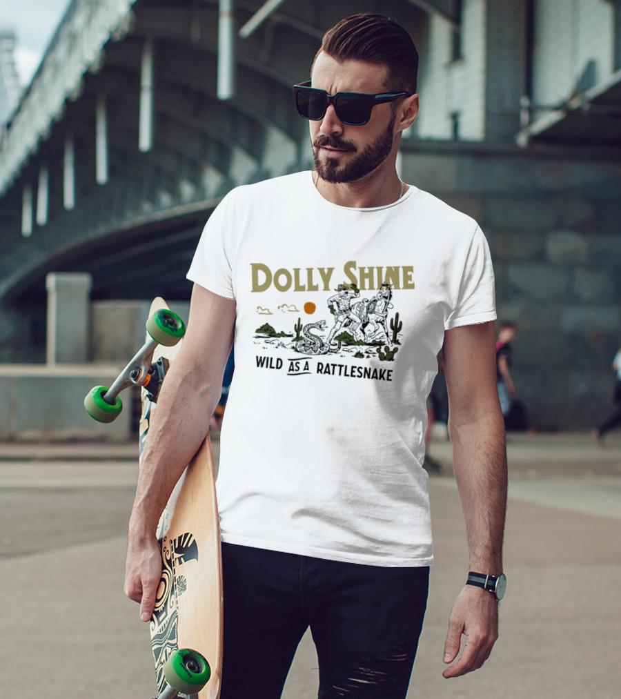Dolly Shine Cowboys And Rattlesnake Adventure Wild West T-Shirt