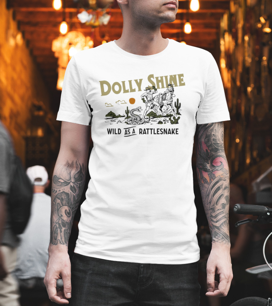 Dolly Shine Cowboys And Rattlesnake Adventure Wild West T-Shirt