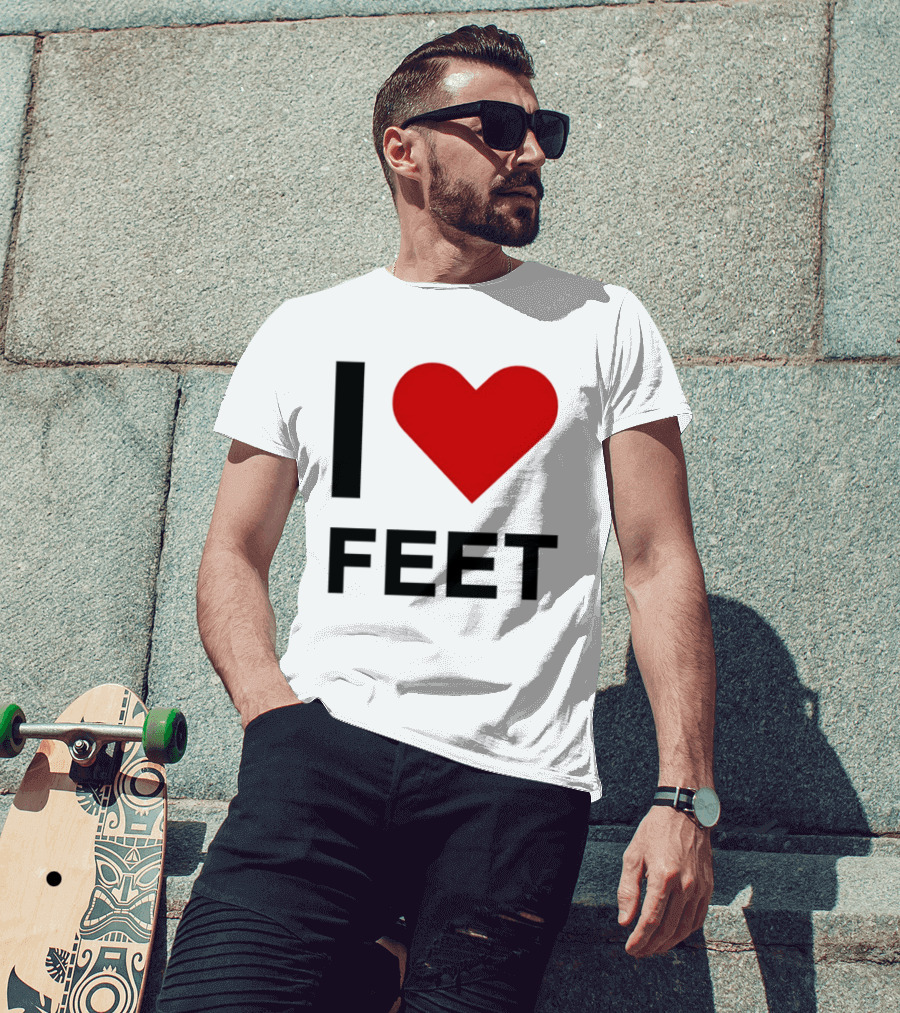 I Heart Feet T-Shirt