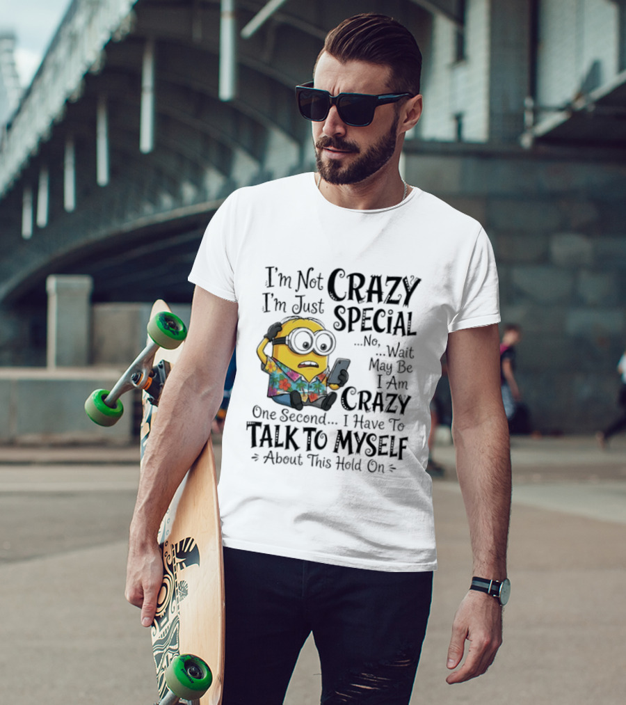 Minion Crazy Special Talk To Myself T-Shirt