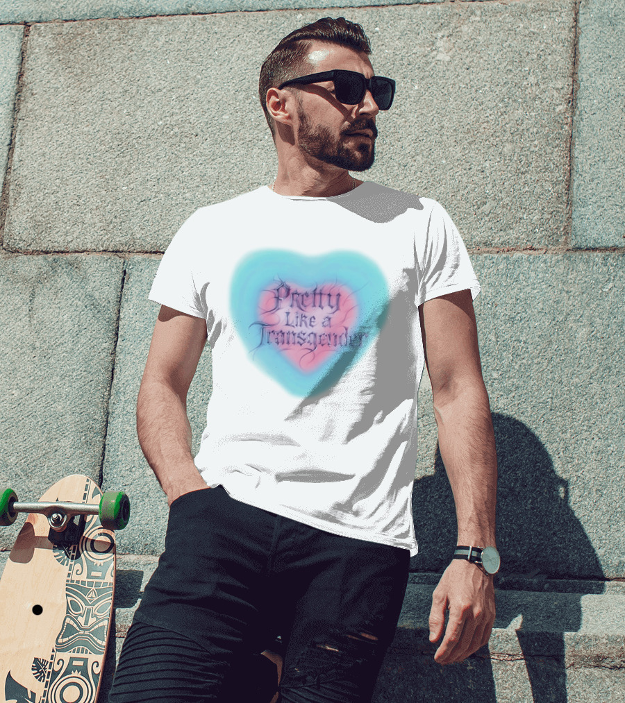 Pretty Like A Transgender Heart Design By Rapper JT Of The City Girls T-Shirt
