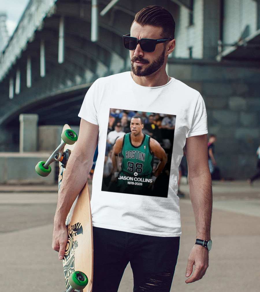 Boston Jason Collins 1978 2026 98 Rest In Peace T-Shirt