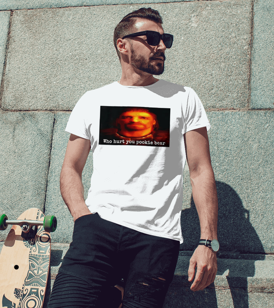 Who Hurt You Pookie Bear Video Game T-Shirt