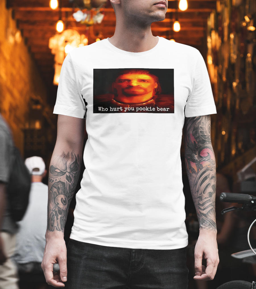 Who Hurt You Pookie Bear Video Game T-Shirt