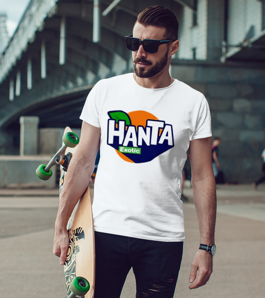 Hanta Exotic Fanta Leaf Orange T-Shirt