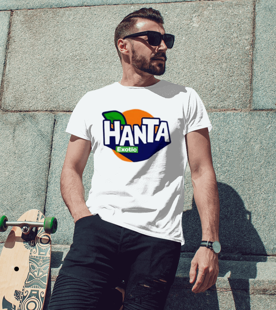 Hanta Exotic Fanta Leaf Orange T-Shirt