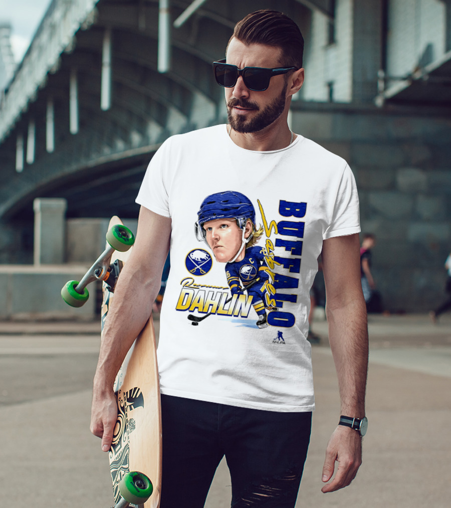 Rasmus Dahlin Captain Buffalo Sabres NHLPA Caricature T-Shirt
