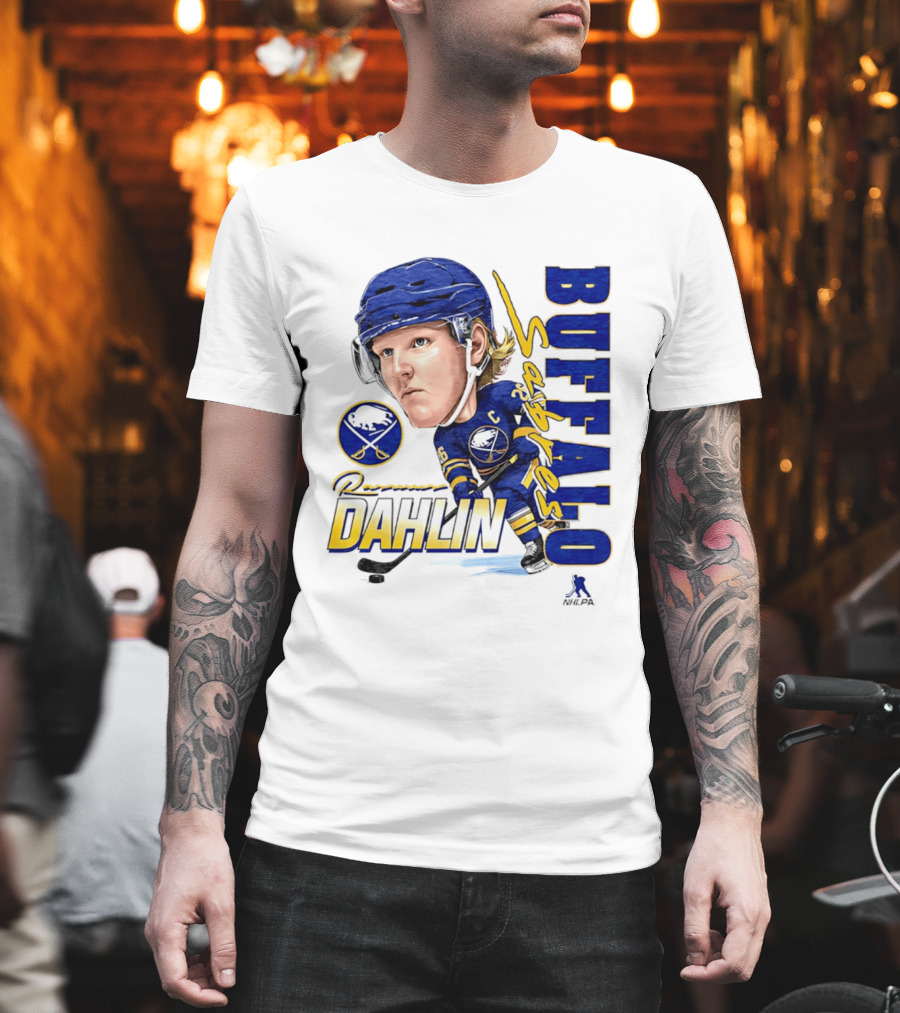 Rasmus Dahlin Captain Buffalo Sabres NHLPA Caricature T-Shirt