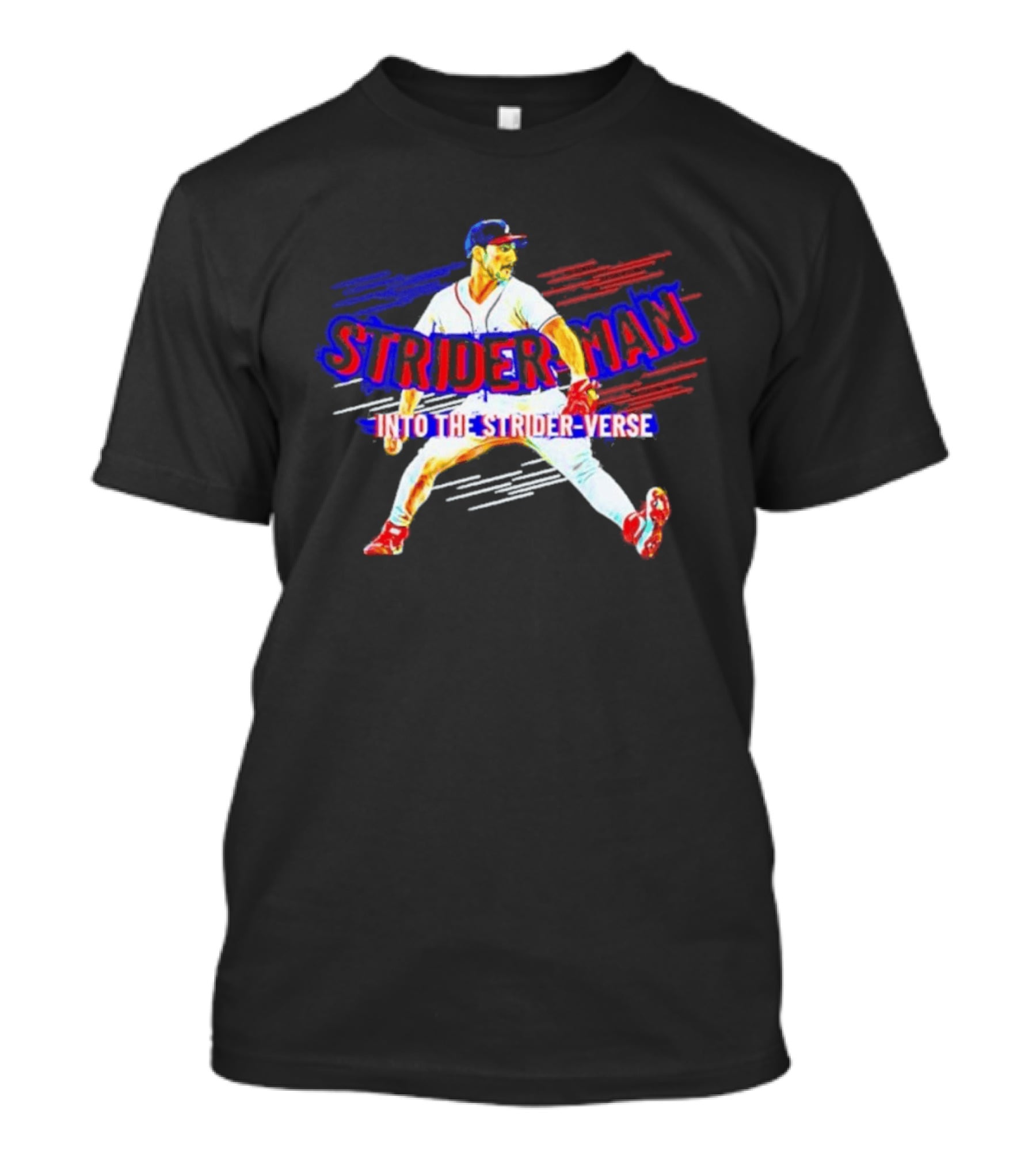 Atlanta Braves Strider Man Into The Strider Verse T-Shirt