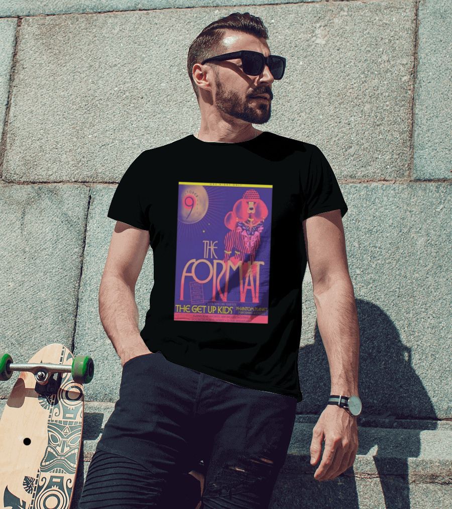 The Format October 9 2026 Radio City Music Hall New York The Get Up Kids Phantom Planet 20 Year Anniversary T-Shirt