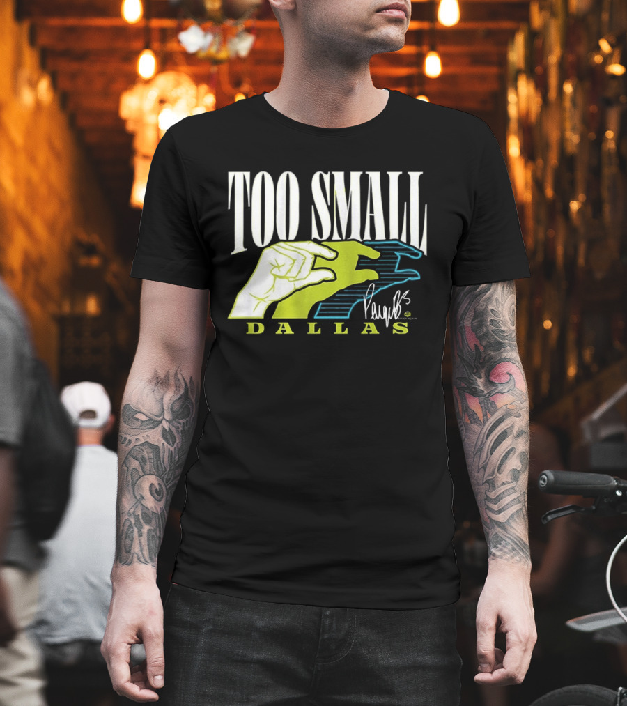 TOO SMALL Hands Paige Bueckers Dallas WNBA T-Shirt