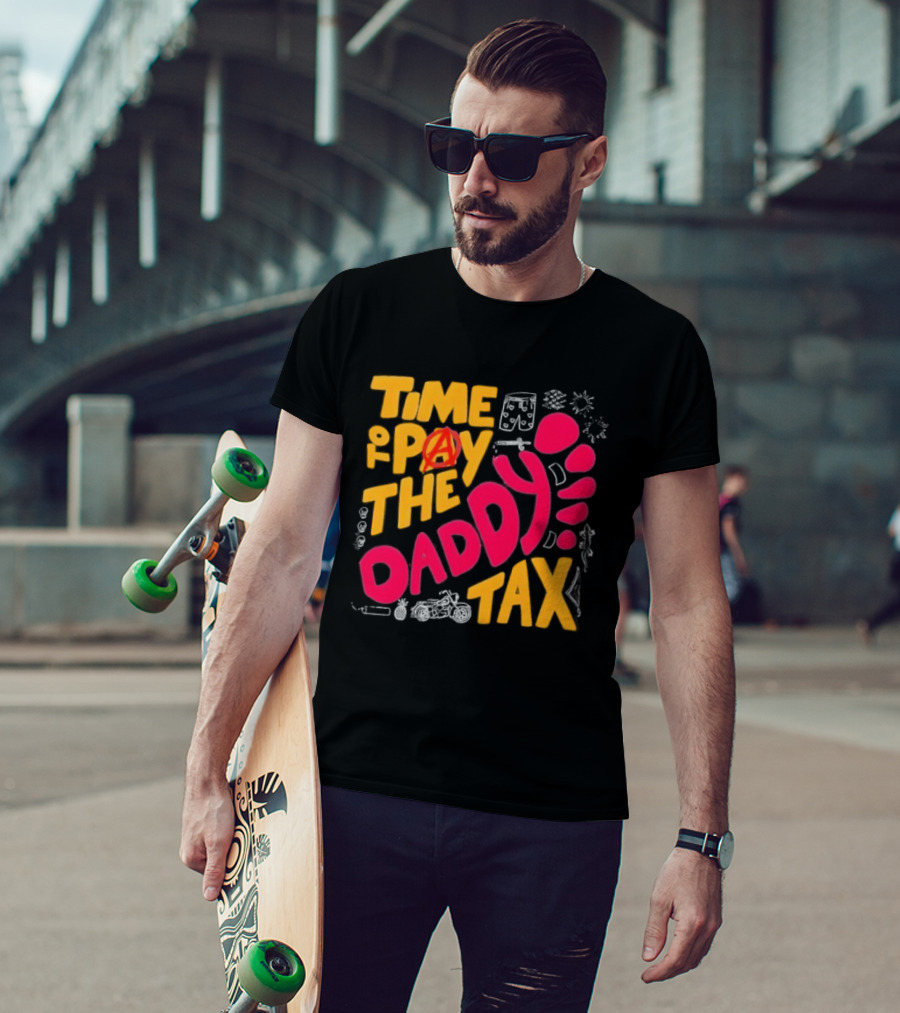 Time To Pay The Daddy Tax Dungeon Crawler Carl Footprint T-Shirt