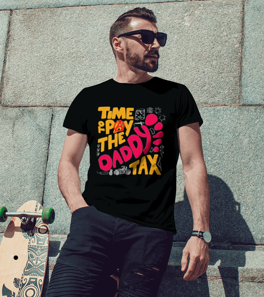 Time To Pay The Daddy Tax Dungeon Crawler Carl Footprint T-Shirt