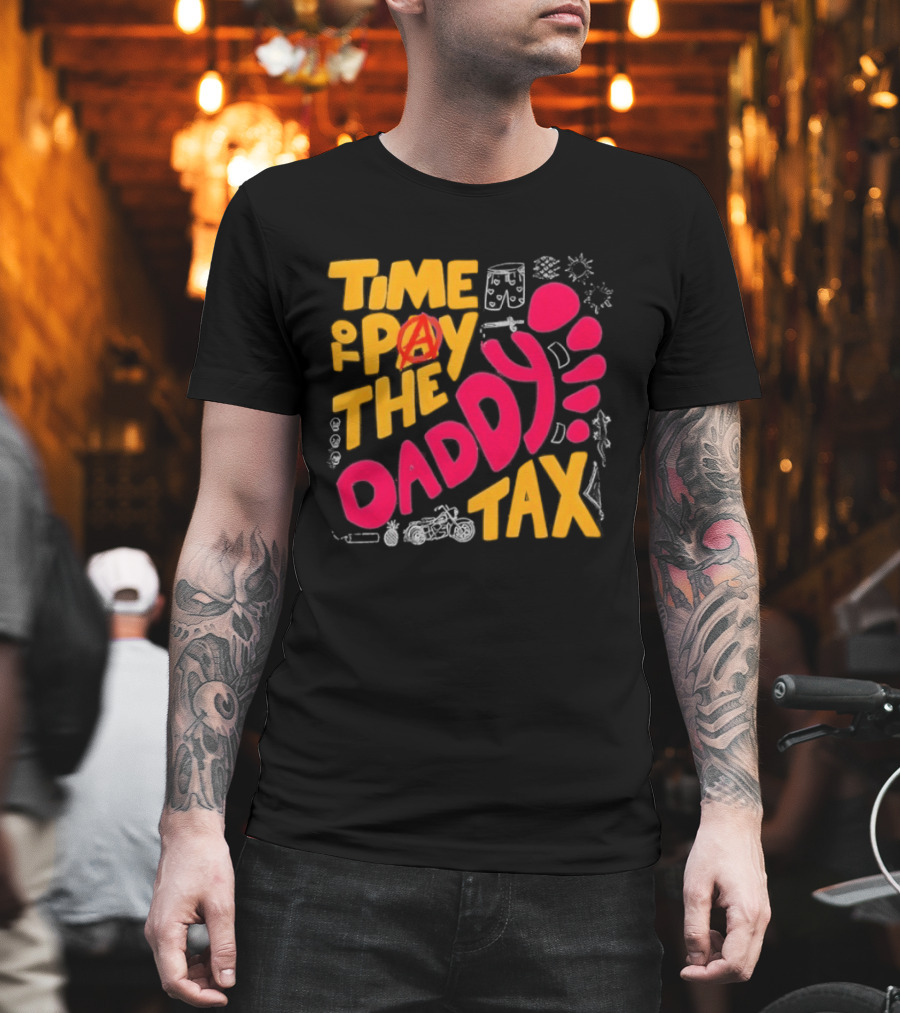 Time To Pay The Daddy Tax Dungeon Crawler Carl Footprint T-Shirt