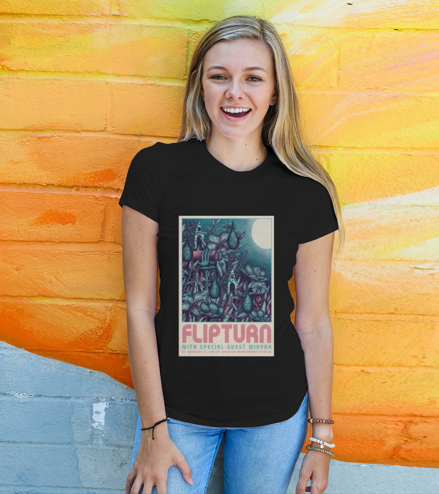 FLIPTURN With Special Guest Winyah St. Augustine Ampitheatre 9/25/26 T-Shirt