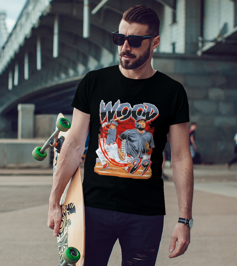 Wood 29 Baseball Euphoria Debut Action Scene T-Shirt