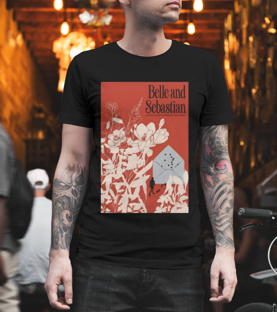 Belle And Sebastian 13 De Mayo Teatro Metropólitan CDMX Mexico Floral T-Shirt