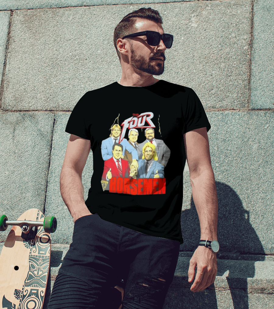 The Four Horsemen Jim Crockett Promotions Stylin Collection T-Shirt