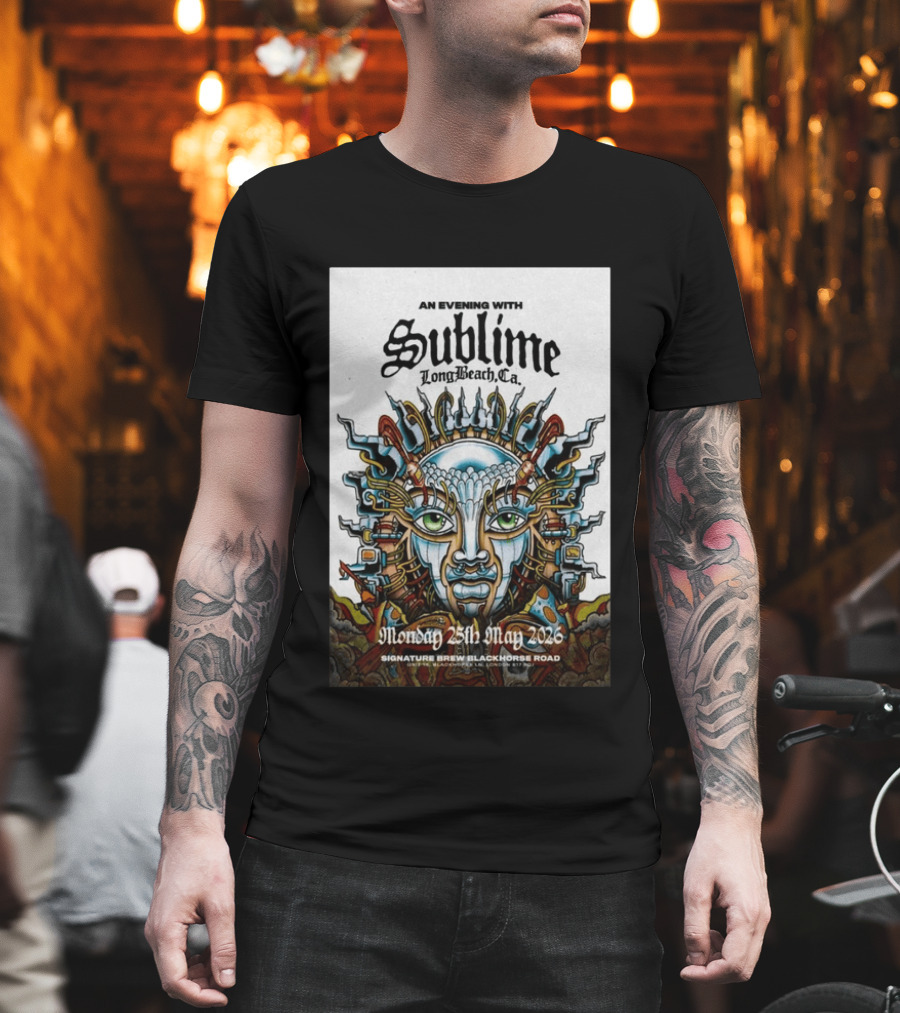 An Evening With Sublime Signature Brew Blackhorse Road Long Beach CA May 25 2026 T-Shirt