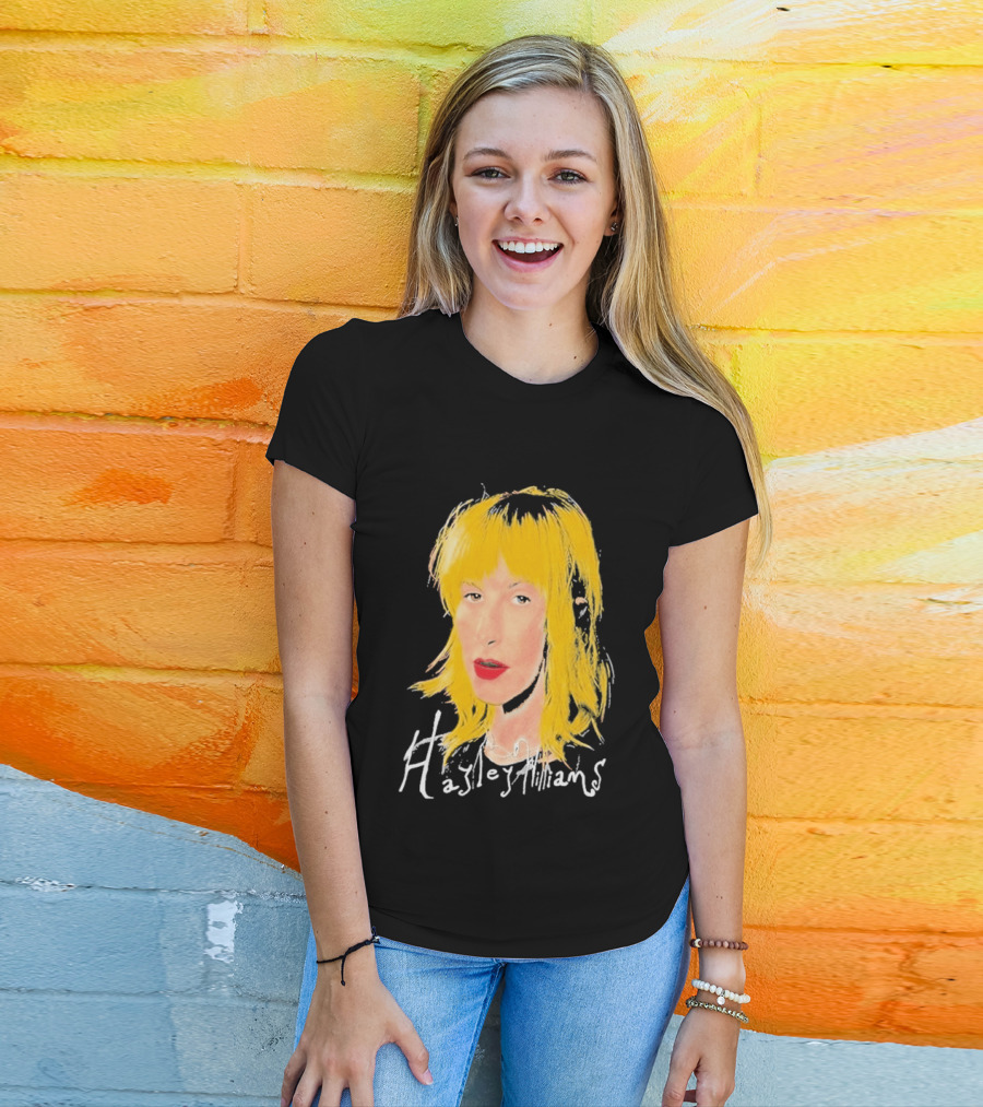 Hayley Williams 2026 Blonde Hair Red Lips T-Shirt