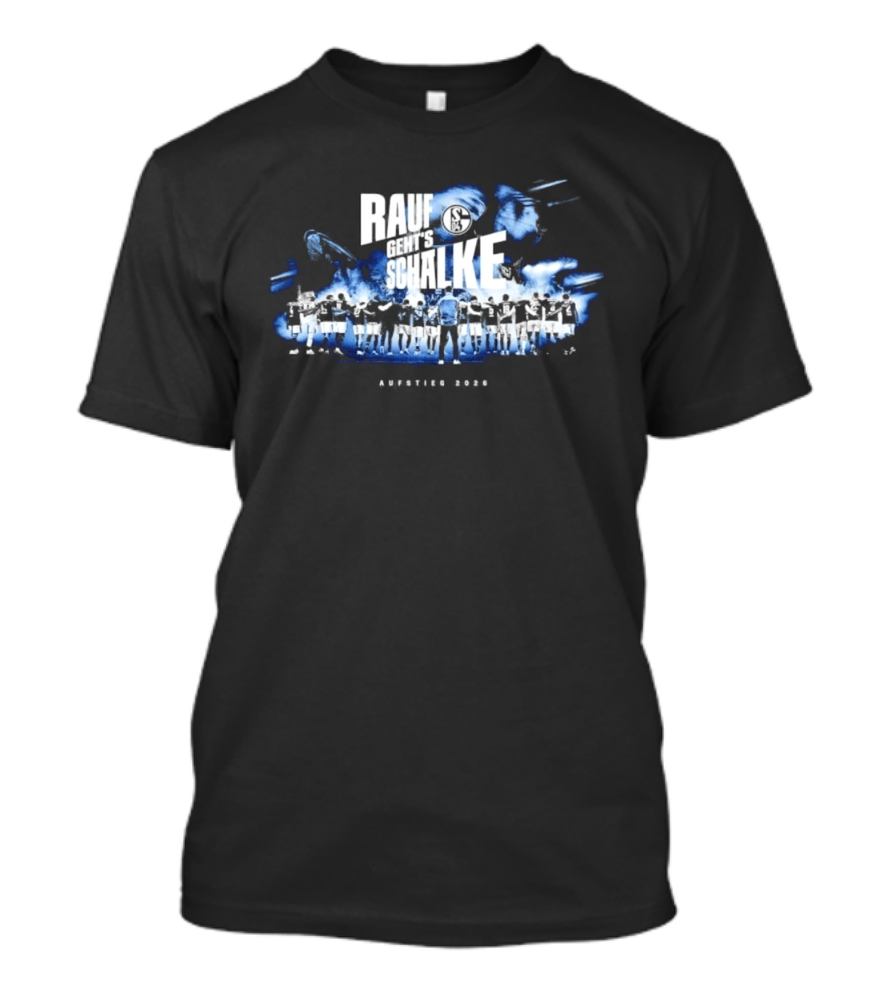Rauf Geht's Schalke Aufstiegs 2026 Fußballfeier Bundesliga Begeisterung T-Shirt