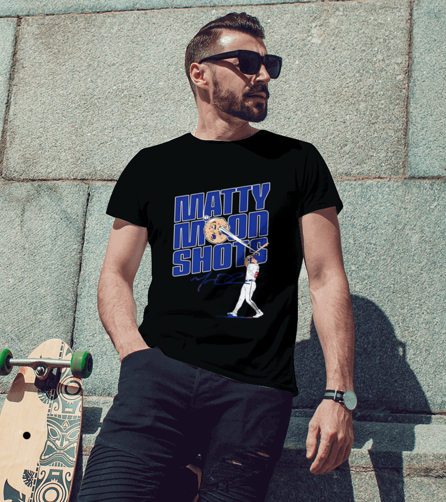 Matty Moonshots Matt Olson Baseball Signature Chop House Atlanta T-Shirt