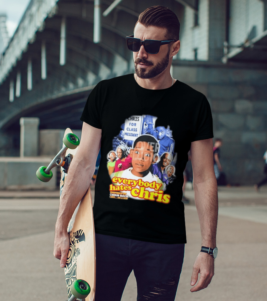 Everybody Hates Chris Inspired By Chris Rock Chris For Class President T-Shirt