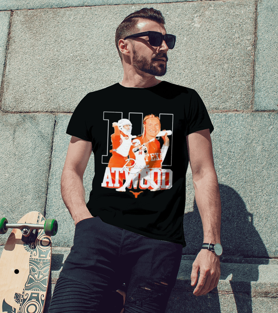 Texas Longhorns Reese Atwood 14 Sports T-Shirt
