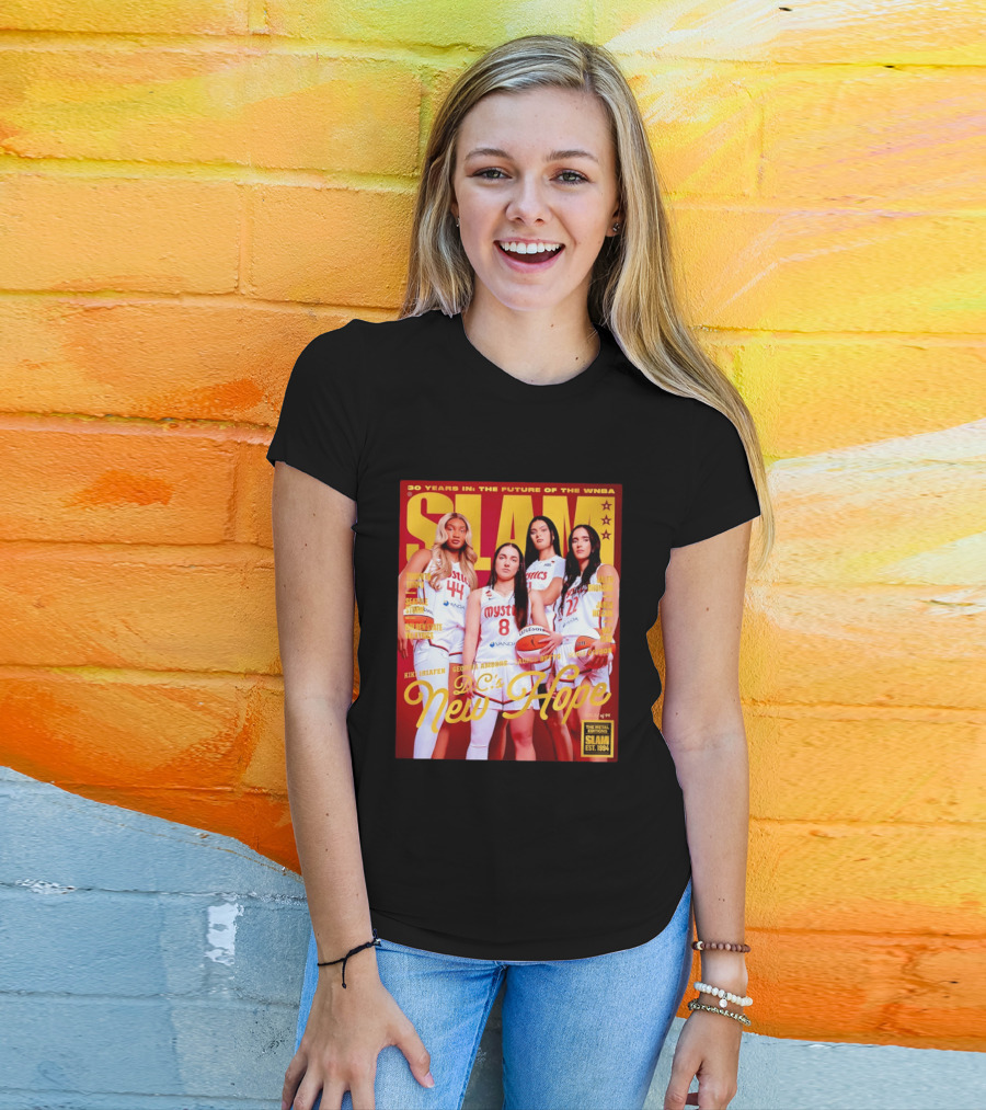 SLAM Gold Edition 30 Years WNBA Future D.C.'s New Hope Mystics T-Shirt