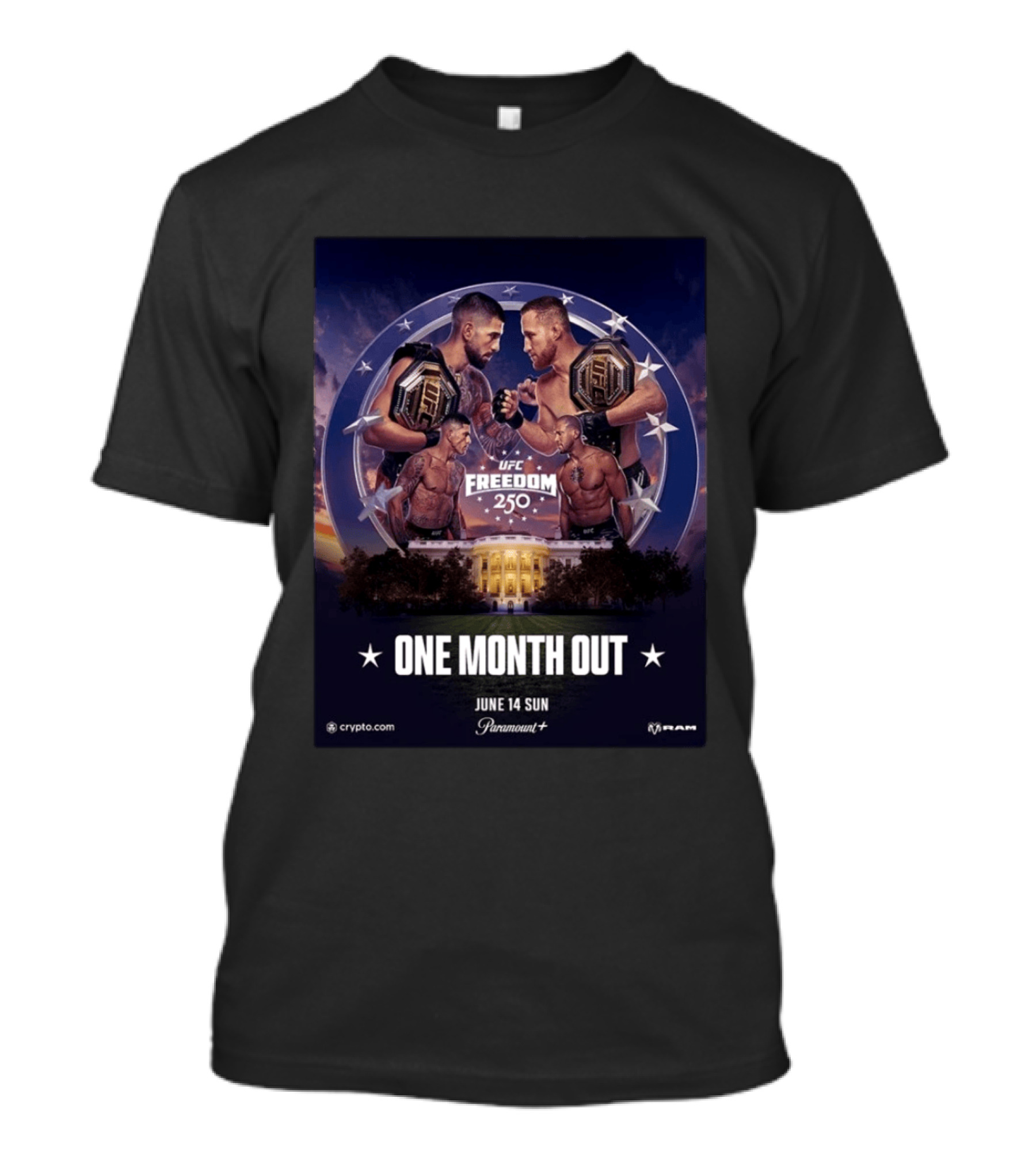 UFC Freedom 250 White House Showdown June 14 2026 One Month Out T-Shirt