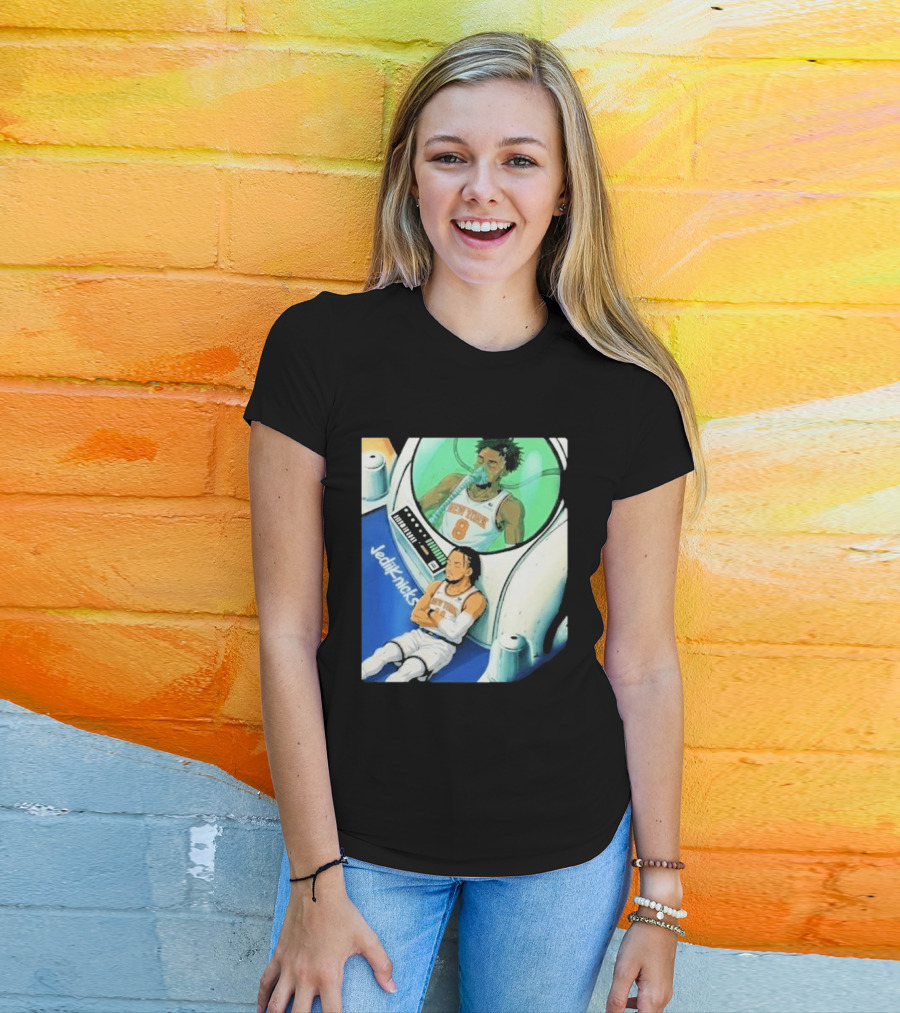 Jalen Brunson OG Anunoby New York Knicks 2026 Jedi+Knicks T-Shirt