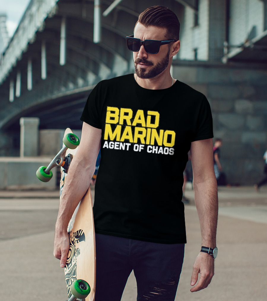 Brad Marino Agent Of Chaos Yellow T-Shirt
