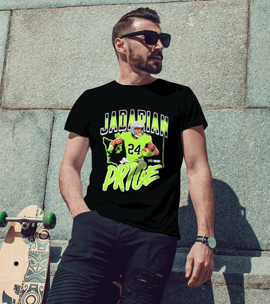 Jadarian Price 24 Seattle Football Running Back T-Shirt