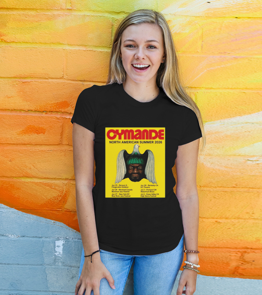 Cymande North American Summer 2026 Tour Dates And Locations T-Shirt