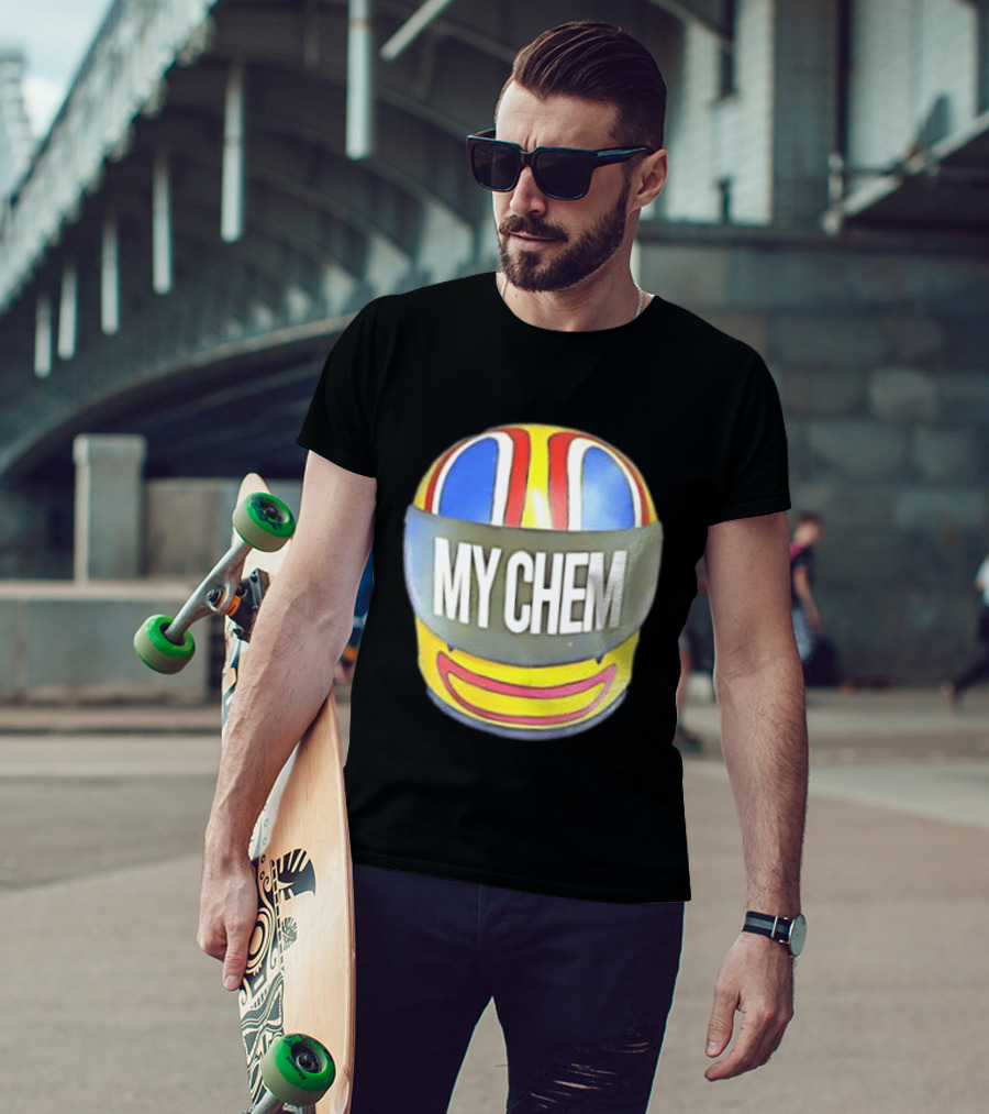 My Chem Helmet My Chemical Romance Music Lover Vibrant Racing T-Shirt