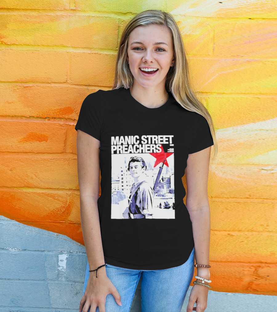 Manic Street Preachers Red Star Image T-Shirt