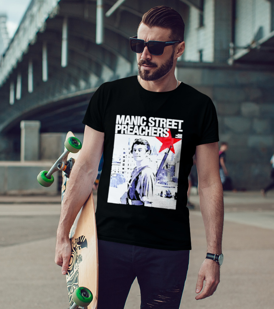 Manic Street Preachers Red Star Image T-Shirt