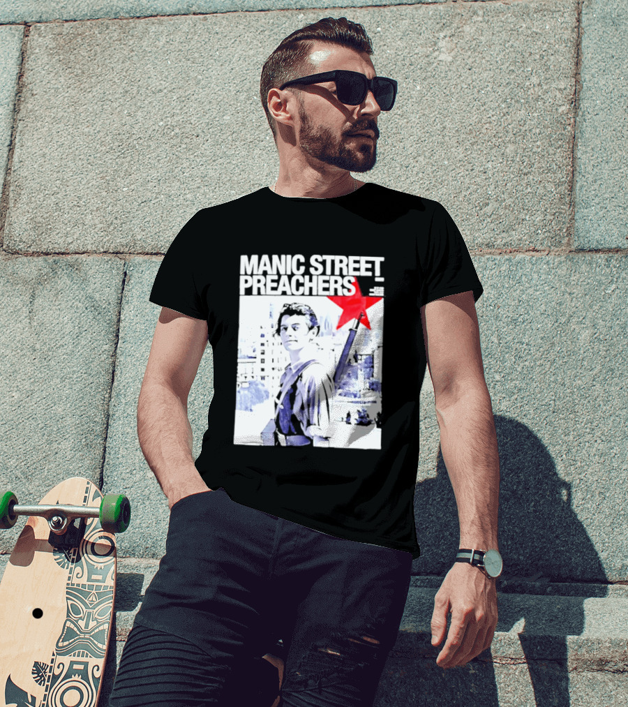 Manic Street Preachers Red Star Image T-Shirt
